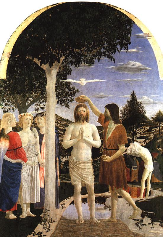 Piero della Francesca The Baptism of Christ 02 China oil painting art